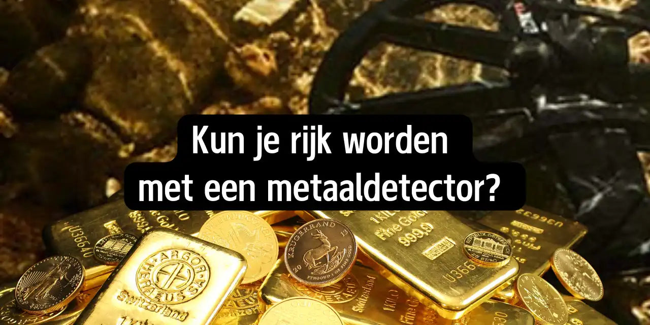 Kun je rijk worden met een metaaldetector?