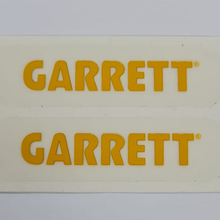 Garrett stickers voor op de armsteum