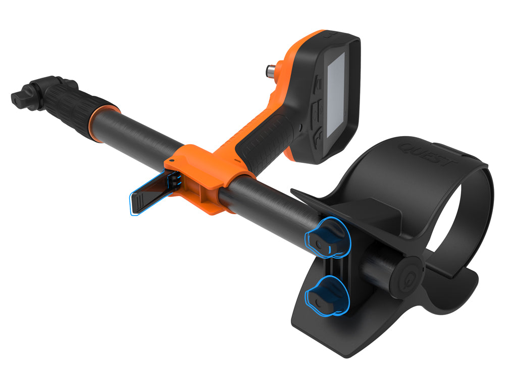 Quest V60 metaaldetector + gratis XPointer Max met magic holster