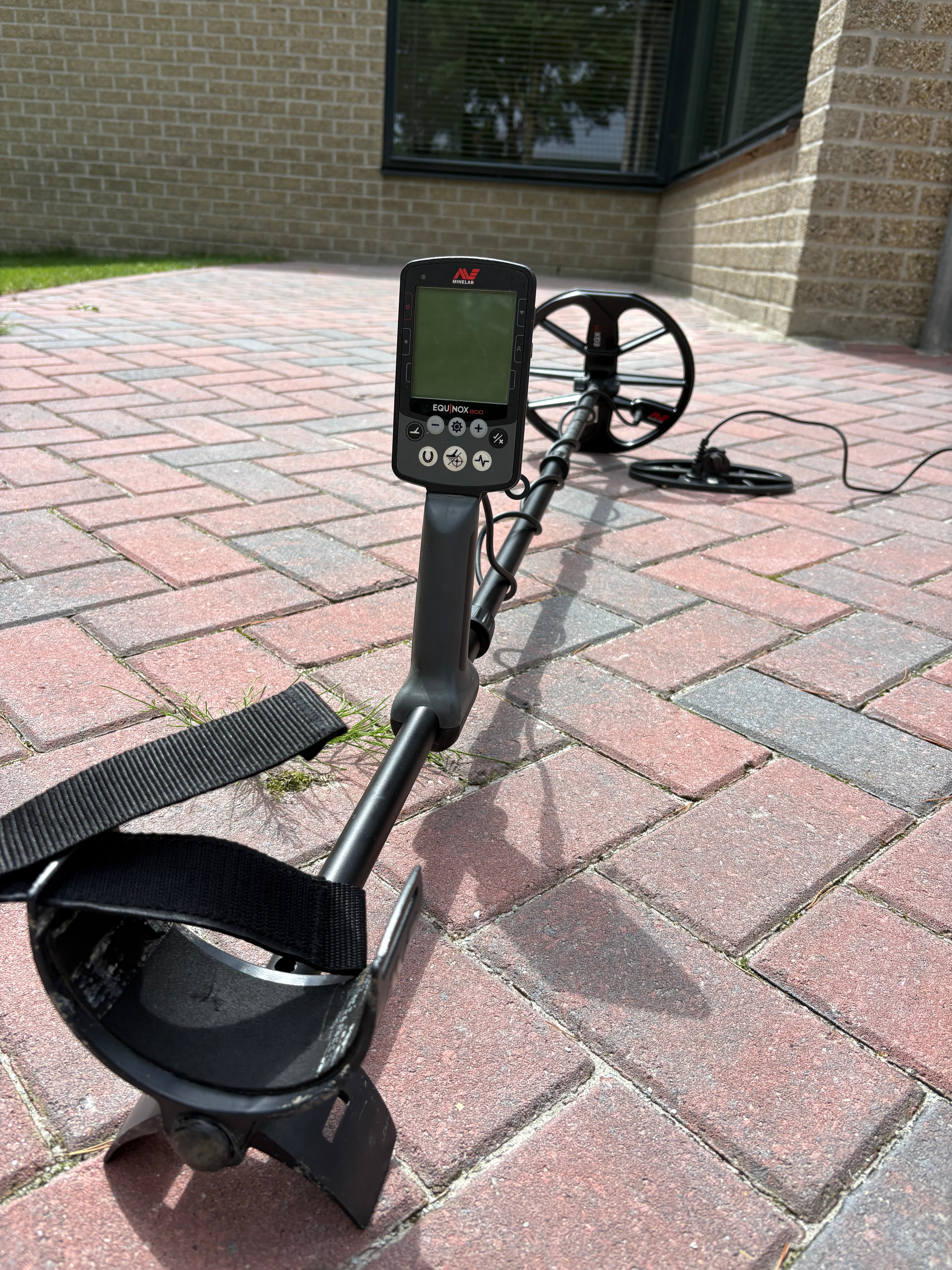 Pas Ingeruild / Minelab Equinox 800 met extra zoekspoel