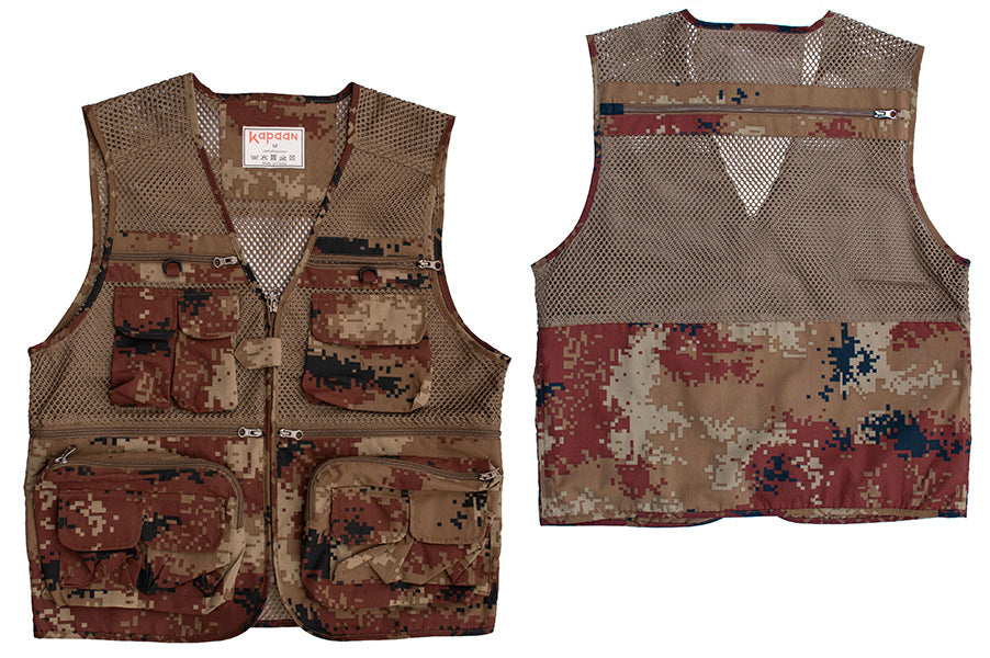 Kapaan zoekvest / bodywarmer camo