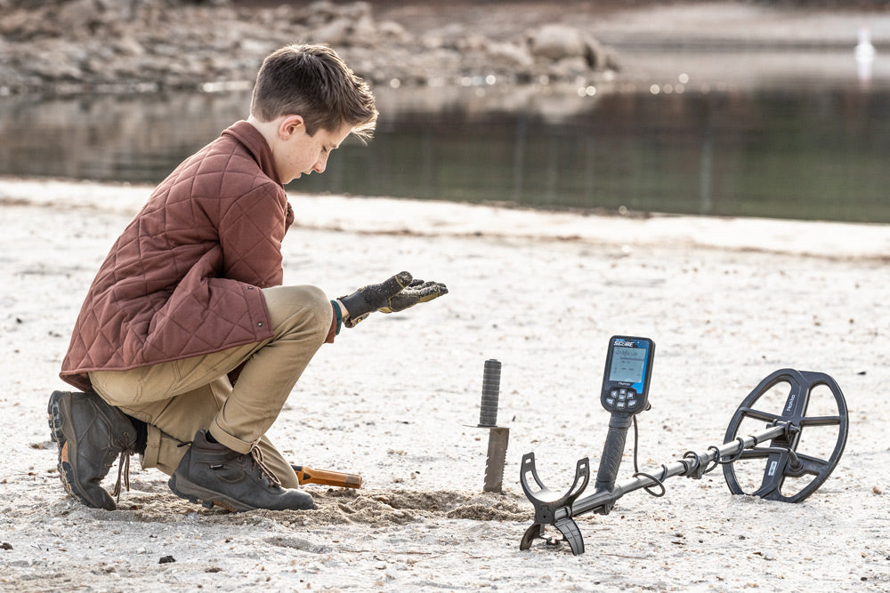 Nokta DOUBLE SCORE metaaldetector aanbieding met accessoires