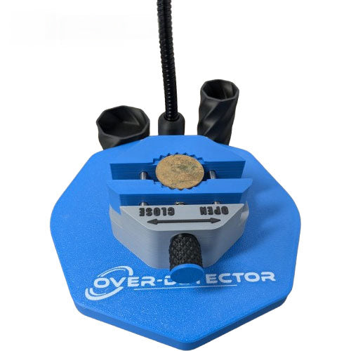 Overdetectors muntenreinigingsstation met vergrootglas, Monetor, wax & reinigingspotlood