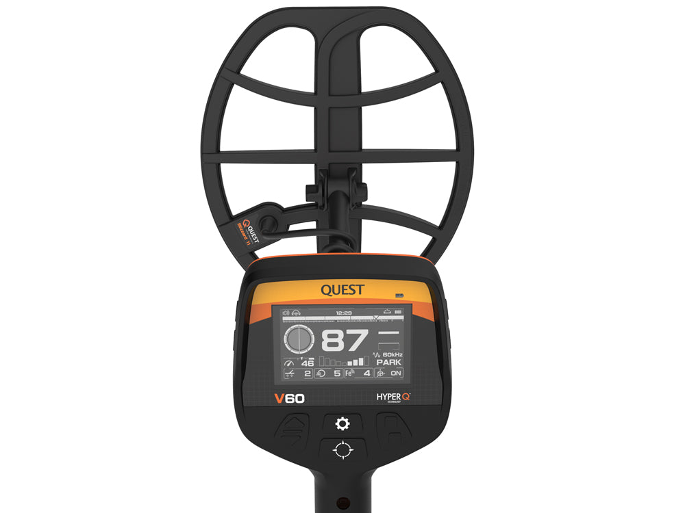 Quest V60 metaaldetector + gratis XPointer Max met magic holster