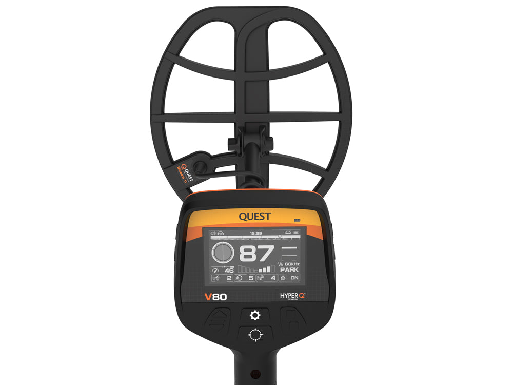 Quest V80 metaaldetector + gratis XPointer Max met magic holster