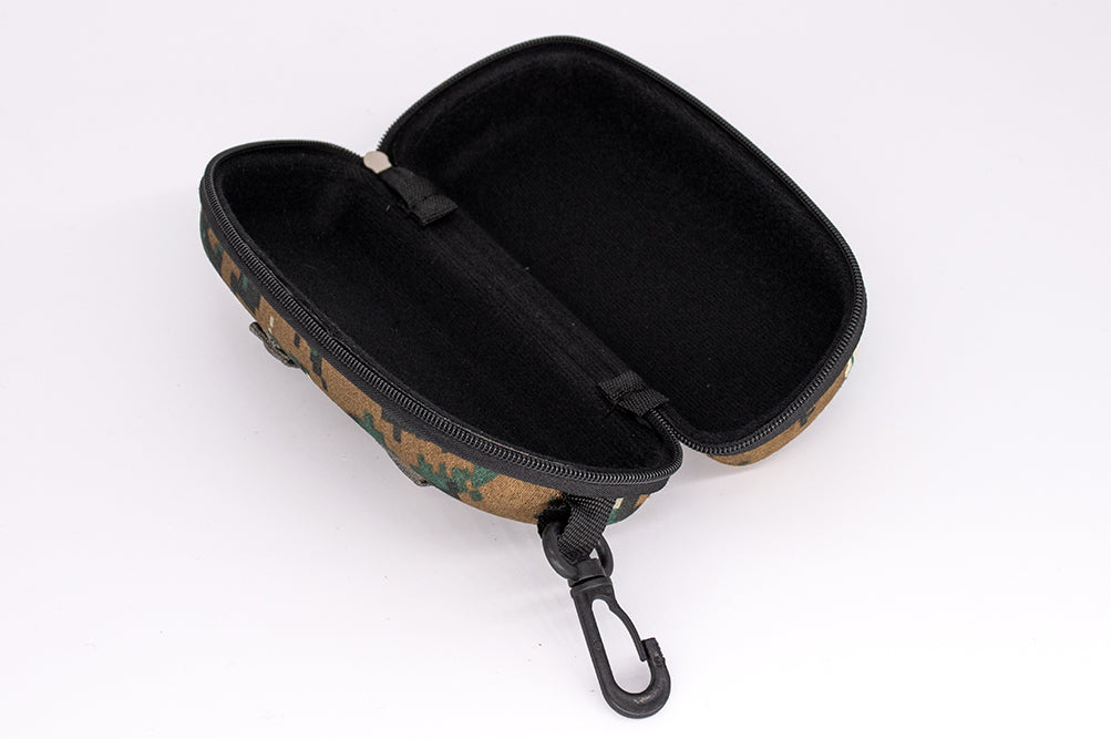 Camo brillenkoker/ vondstenbox