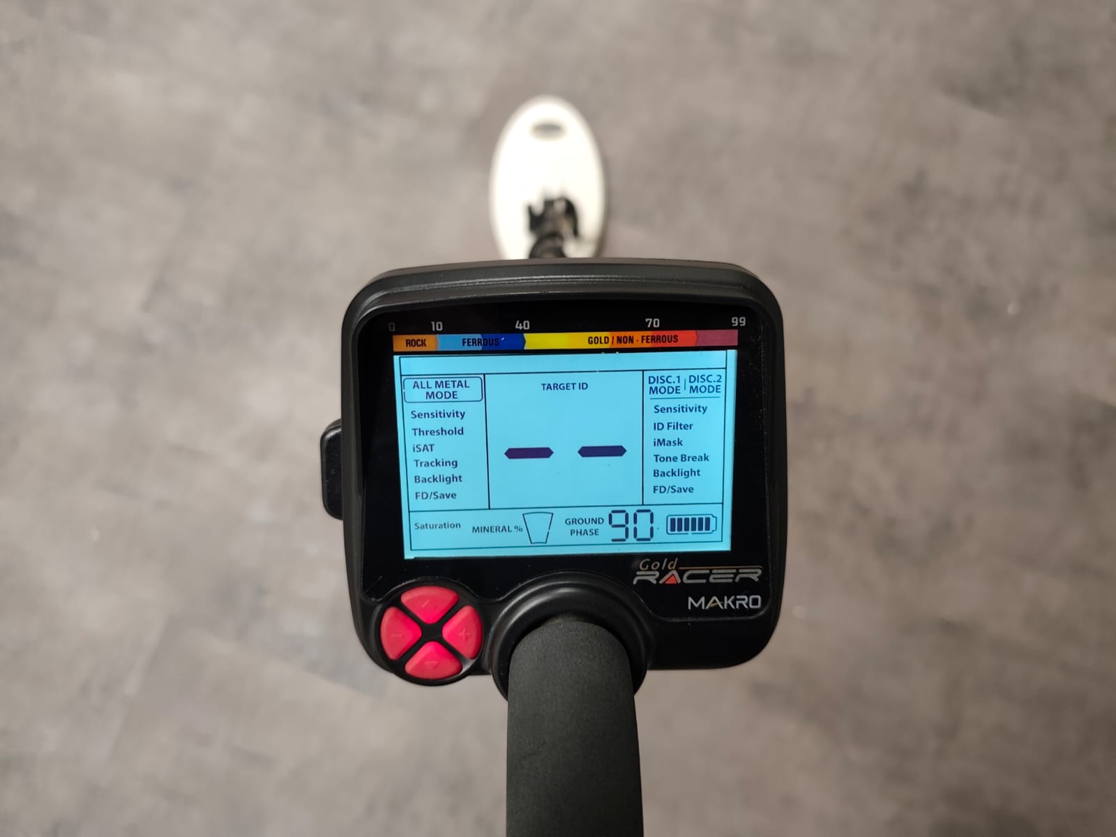 Pas ingeruid/ Nokta|Makro Gold Racer metaaldetector/gouddetector