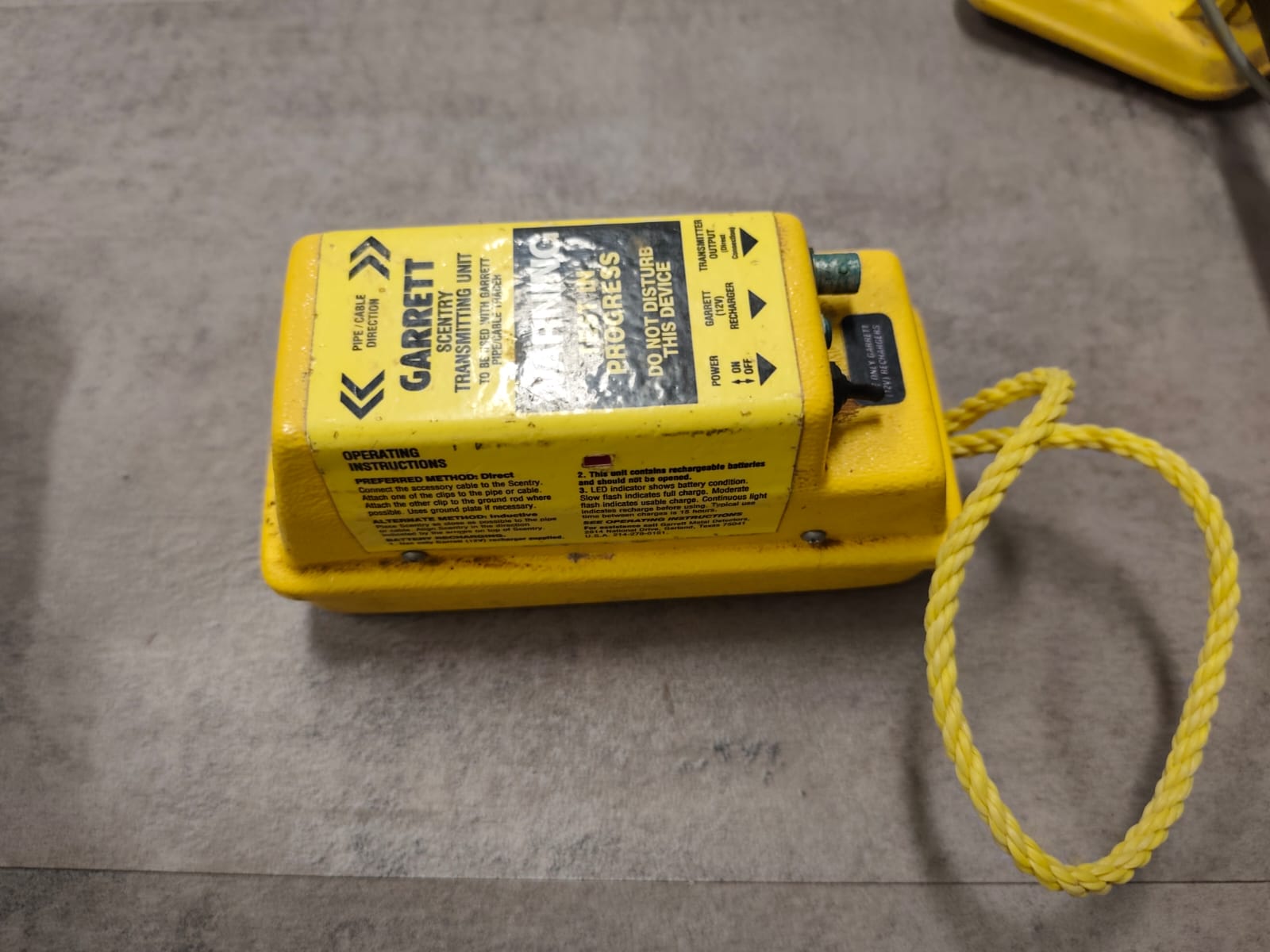 Gebruikt/ Garrett Bloodhound Industrial metaaldetector