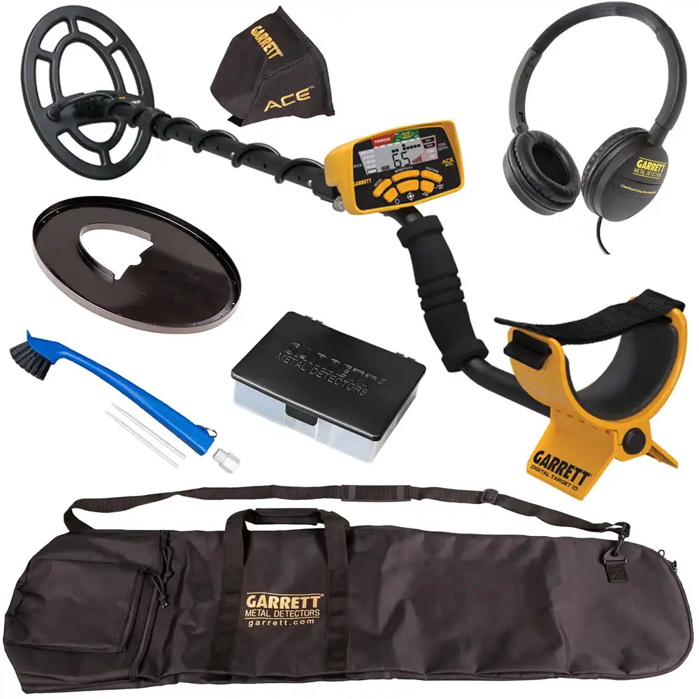 Garrett Ace 300i metaaldetector aanbieding met gratis accessoires!