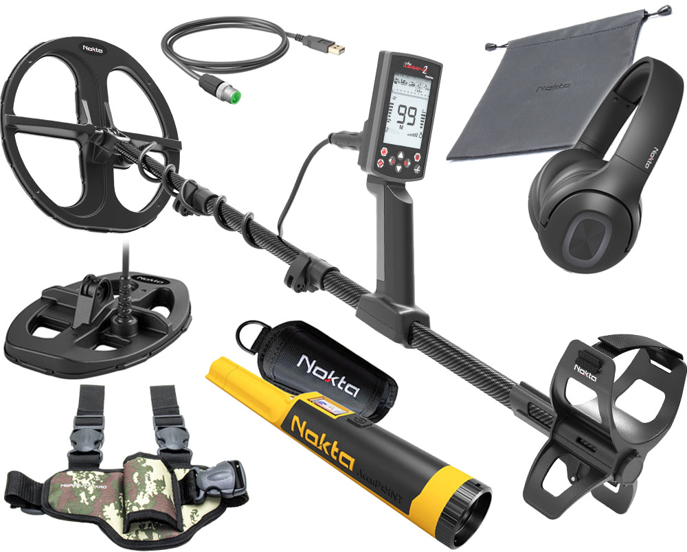 Nokta The Legend 2 metaaldetector met gratis AccuPOINT pinpointer