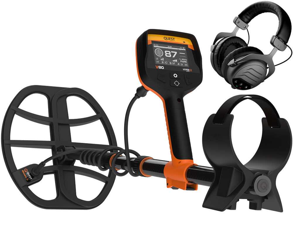 Quest V80 metaaldetector + gratis XPointer Max met magic holster