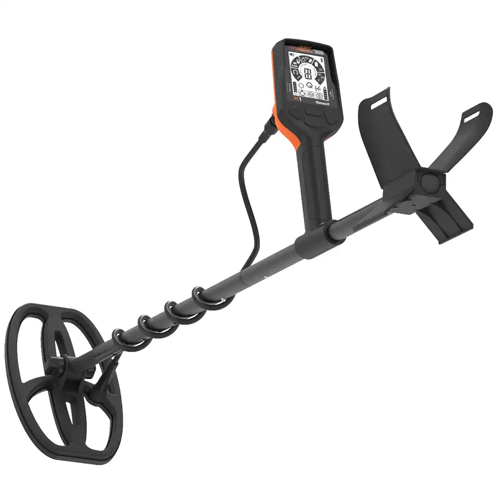 Quest X1 IDmaxX metaaldetector met gratis schepje, draagtas en hoofdtelefoon