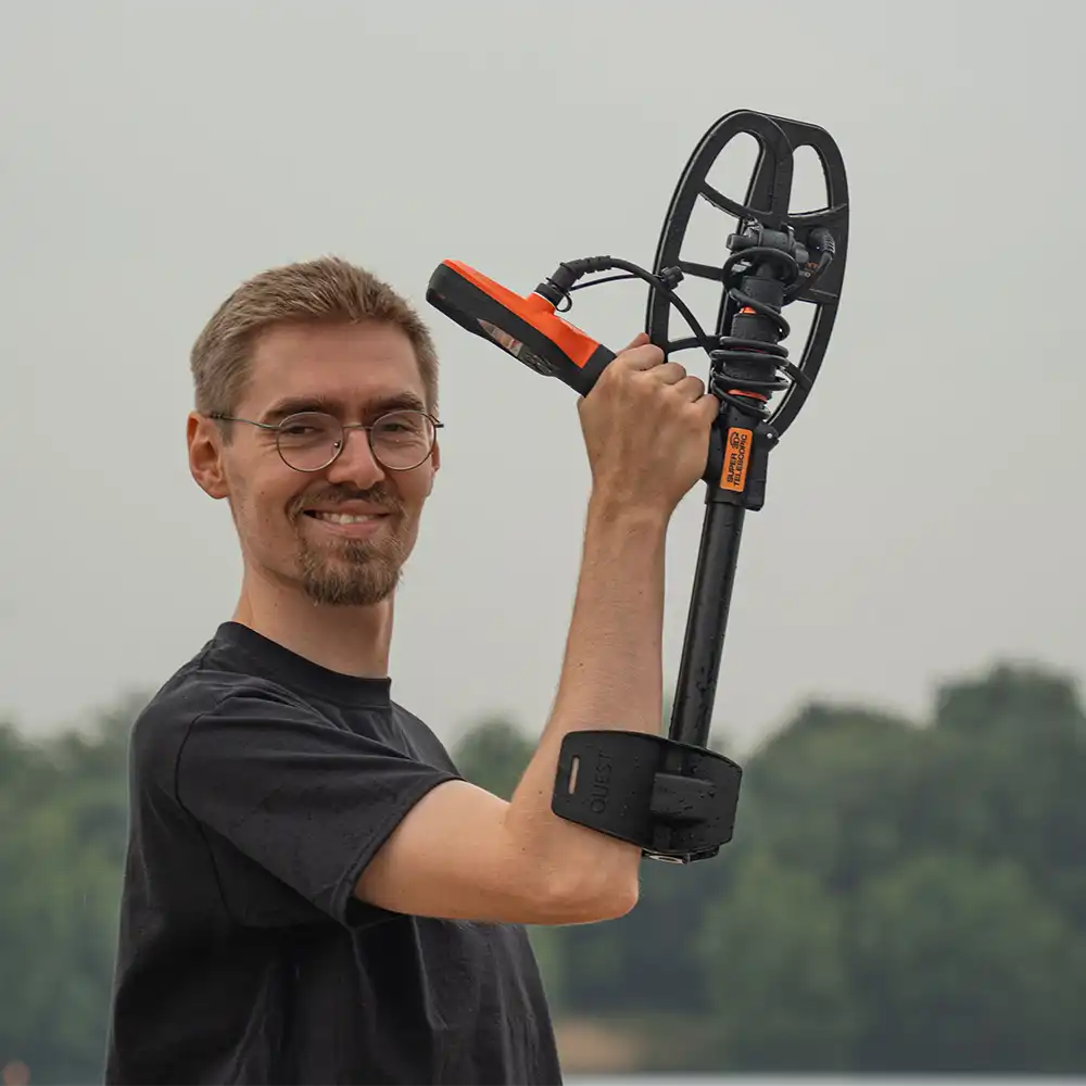 Quest X5 IDmaxX metaaldetector met gratis XPointer pinpointer en hoofdtelefoon