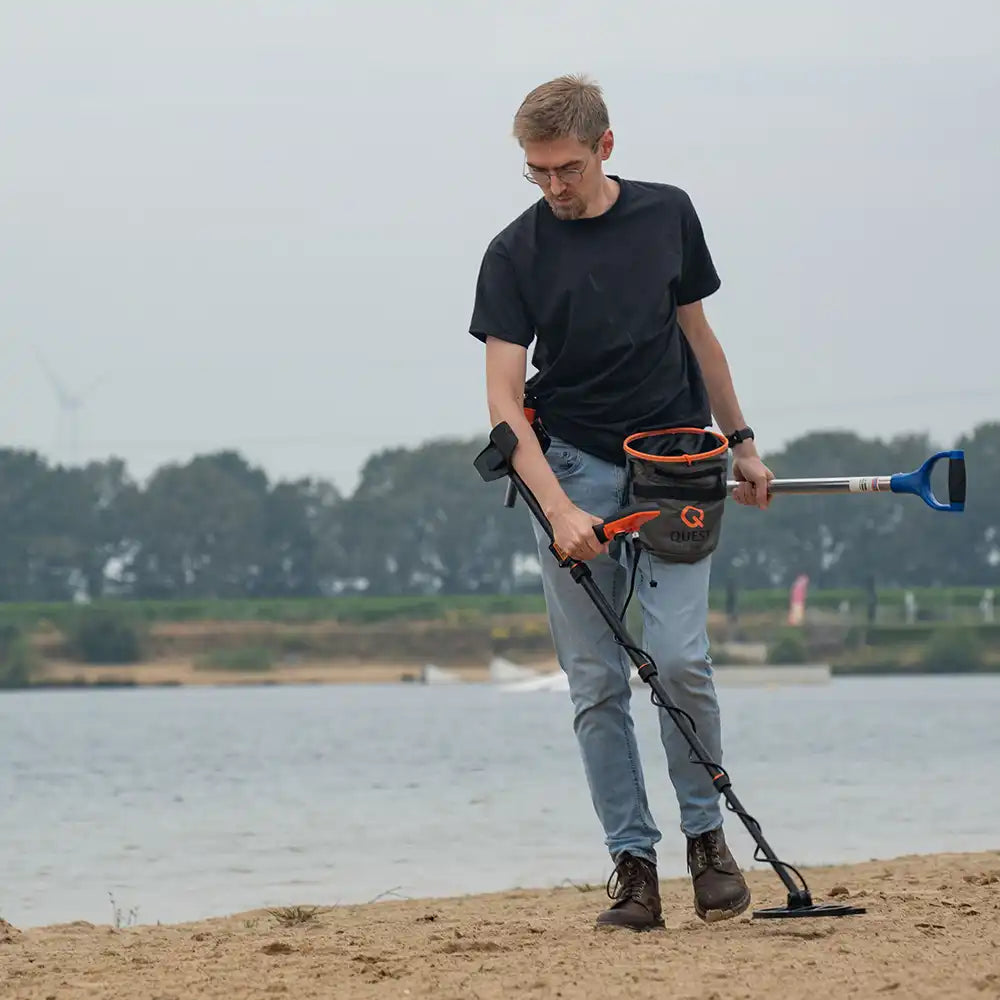 Quest X5 IDmaxX metaaldetector met gratis XPointer pinpointer en hoofdtelefoon