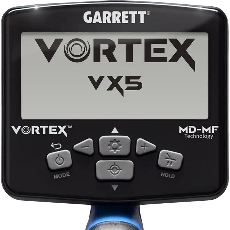 Garrett Vortex VX5 metaaldetector met accessoires