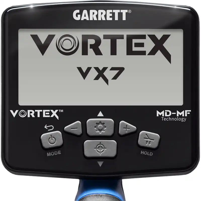 Garrett Vortex VX7 metaaldetector met accessoires