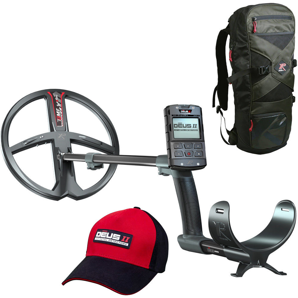 XP DEUS 2 FMF 28 RC metaaldetector met gratis rugtas en pet