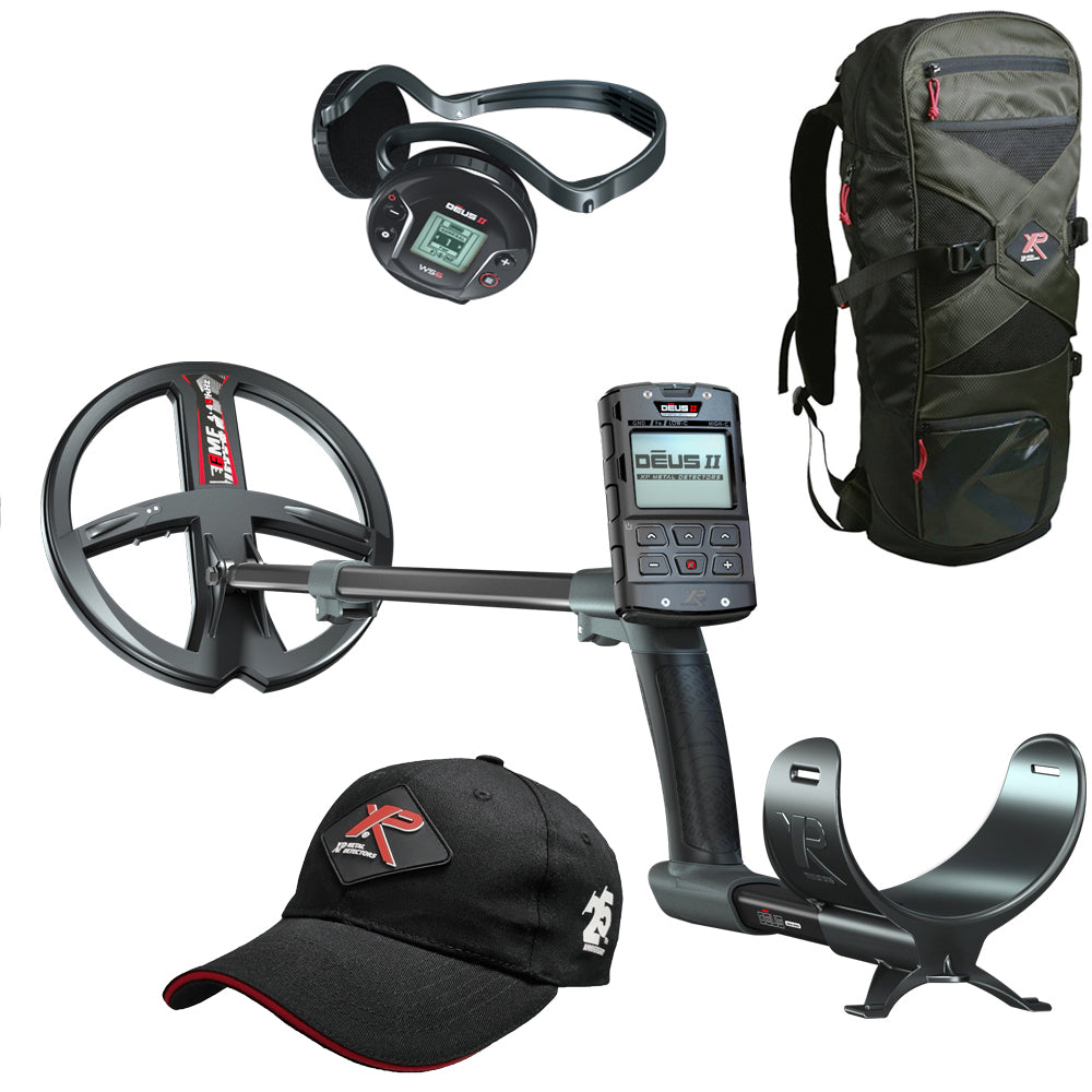XP DEUS 2 FMF 22 RC WS6 metaaldetector complete set met gratis rugtas en pet