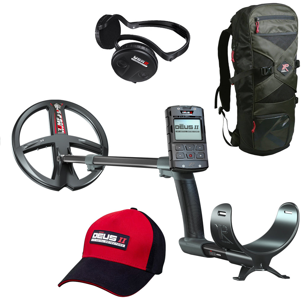 XP DEUS 2 FMF 22 RC WSA 2 metaaldetector met gratis rugtas en pet