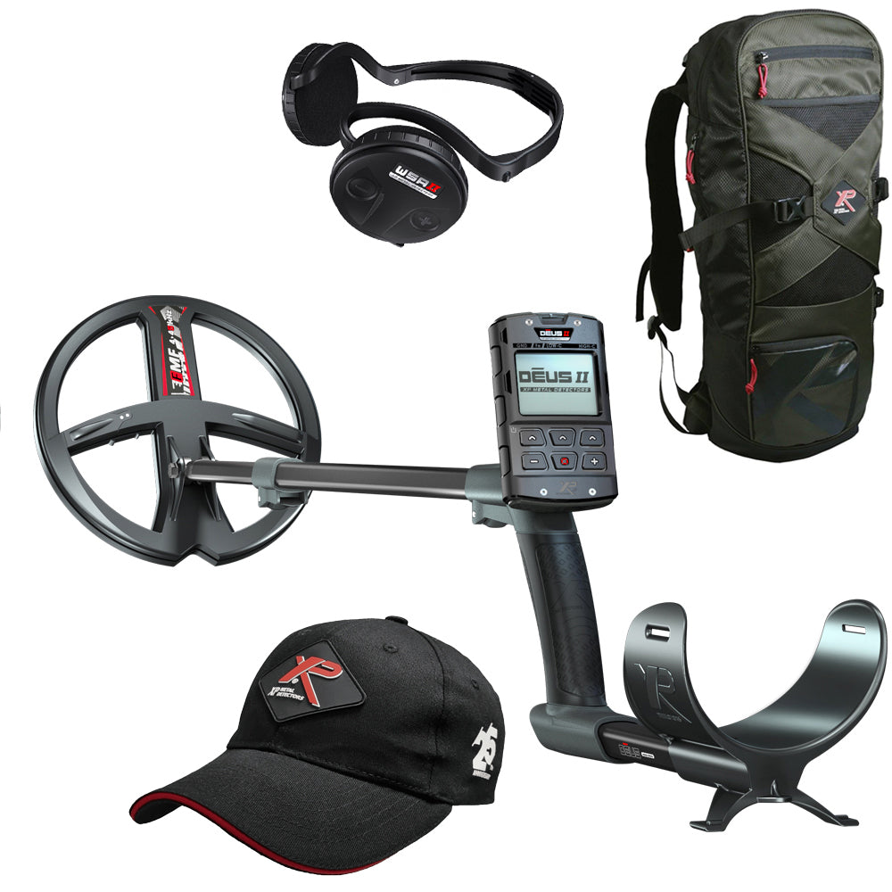 XP DEUS 2 FMF 22 RC WSA 2 metaaldetector met gratis rugtas en pet