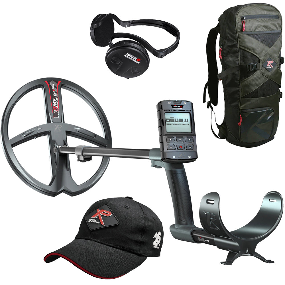 XP DEUS 2 FMF 34 RC WSA 2 metaaldetector met gratis rugtas en pet