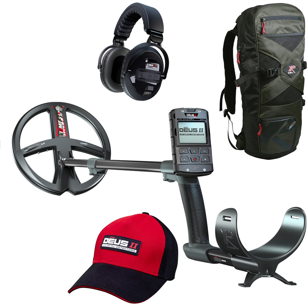 XP DEUS 2 FMF 22 RC WSA 2 XL metaaldetector met gratis rugtas en pet