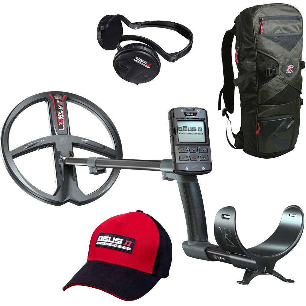 XP DEUS 2 FMF 28 RC WSA 2 metaaldetector met gratis rugtas en pet