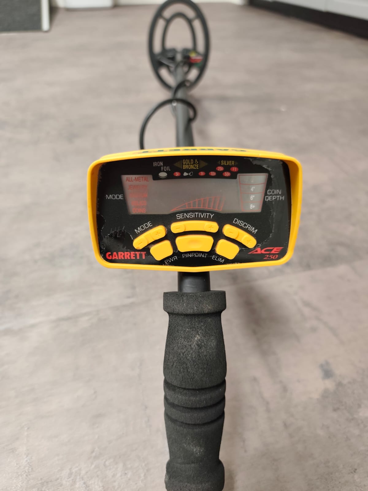 Pas ingeruild/ Garrett Ace 250 metaaldetector