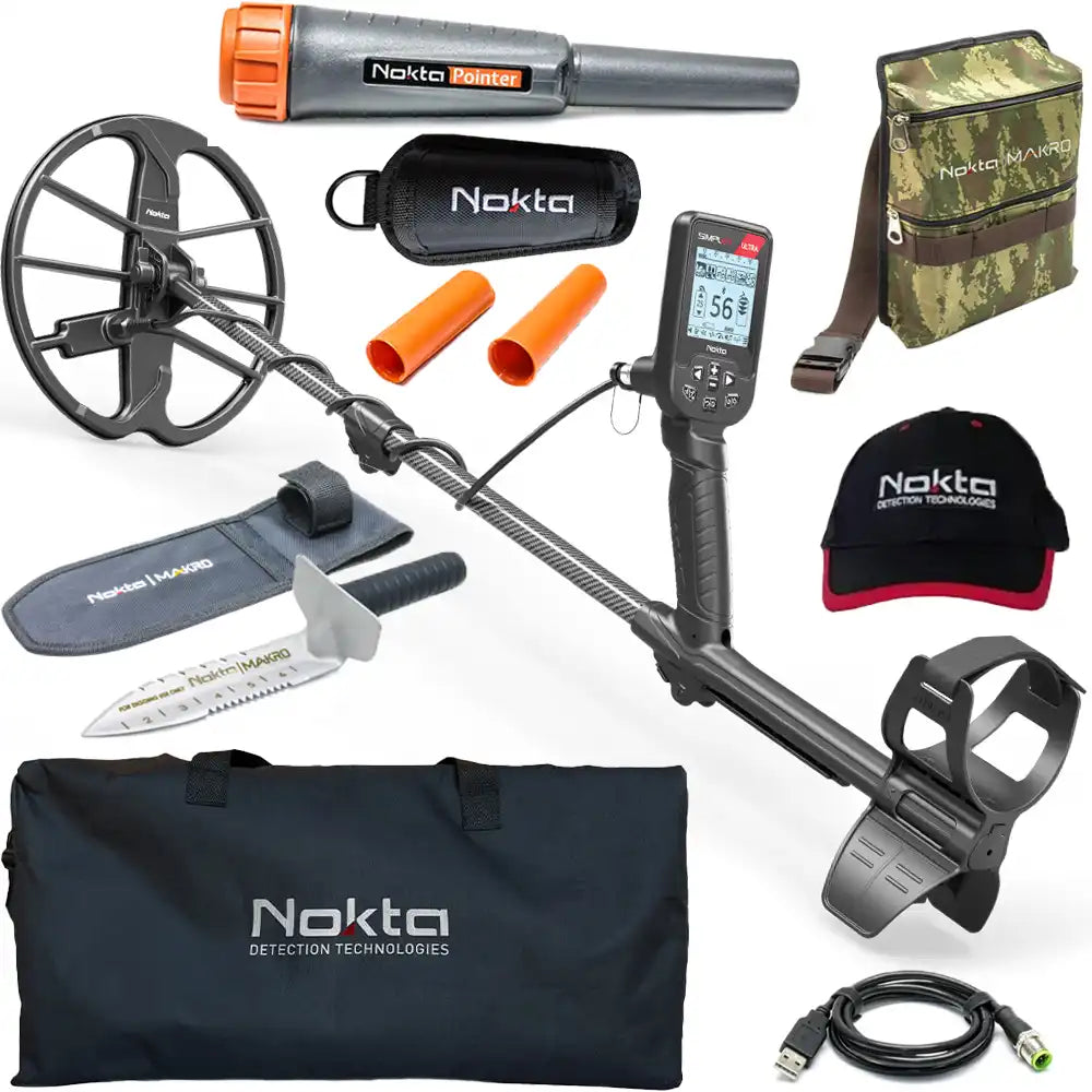 Nokta Simplex Ultra Metaaldetector met accessoires en Nokta-Pointer pinpointer