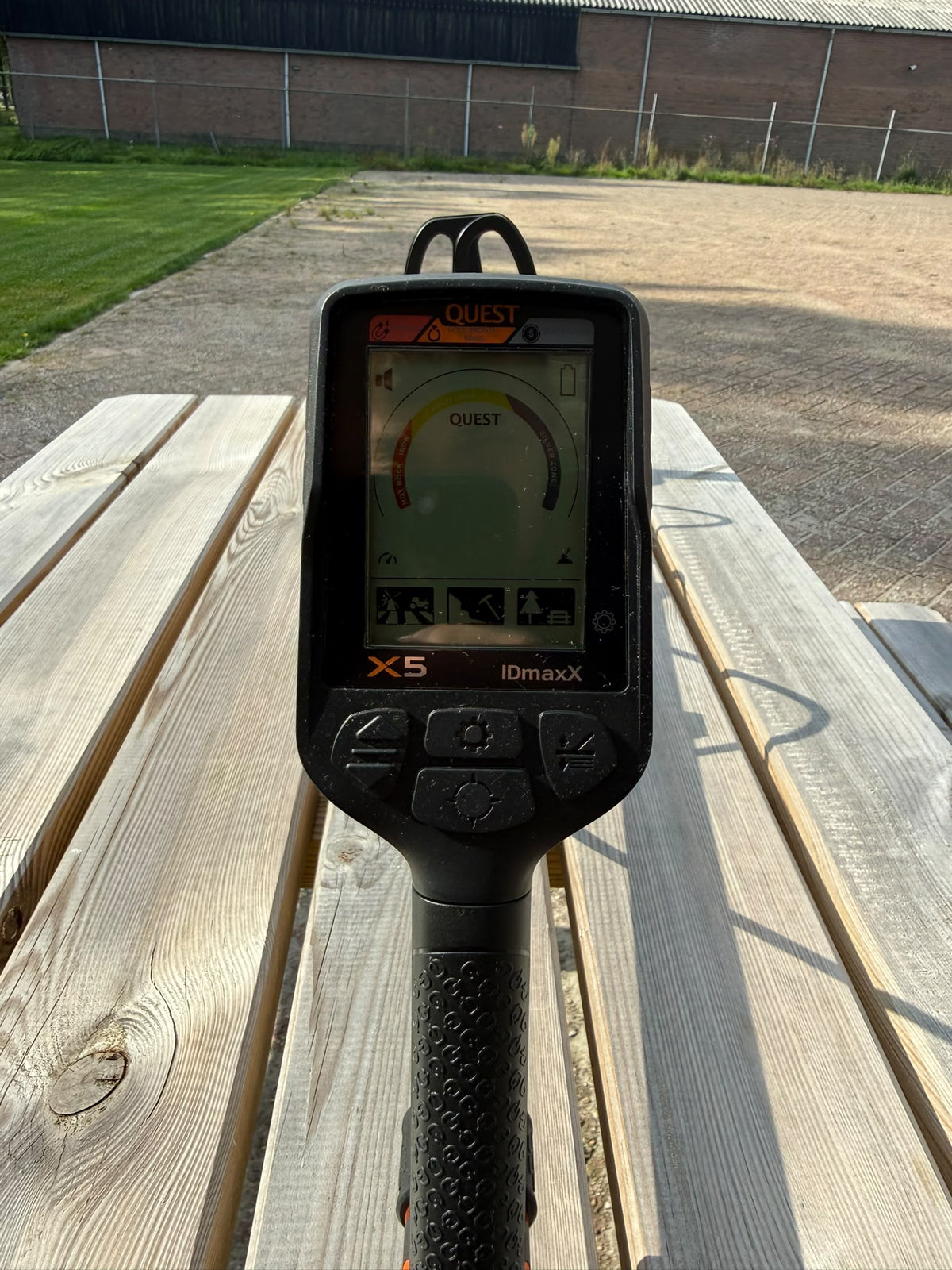 Pas ingeruild/ Quest X5 IDmaxX metaaldetector