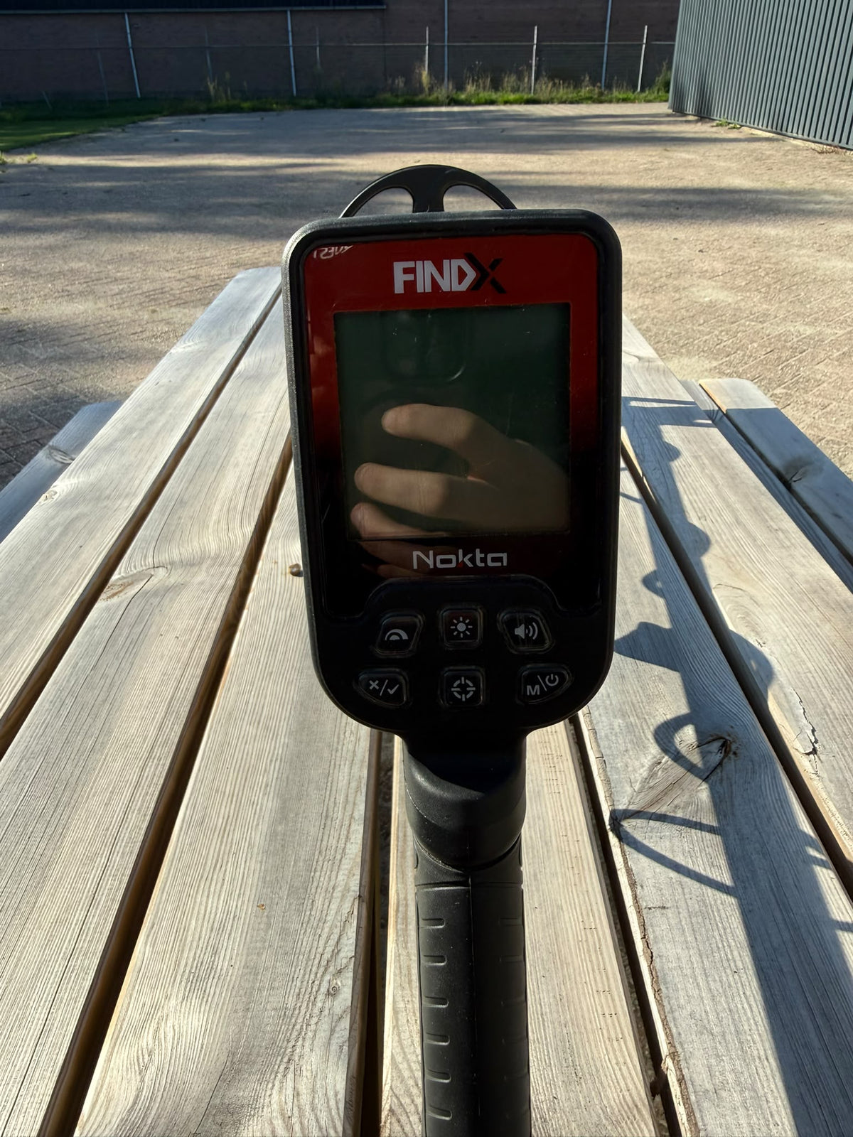 Pas ingeruild/ Findx metaaldetector