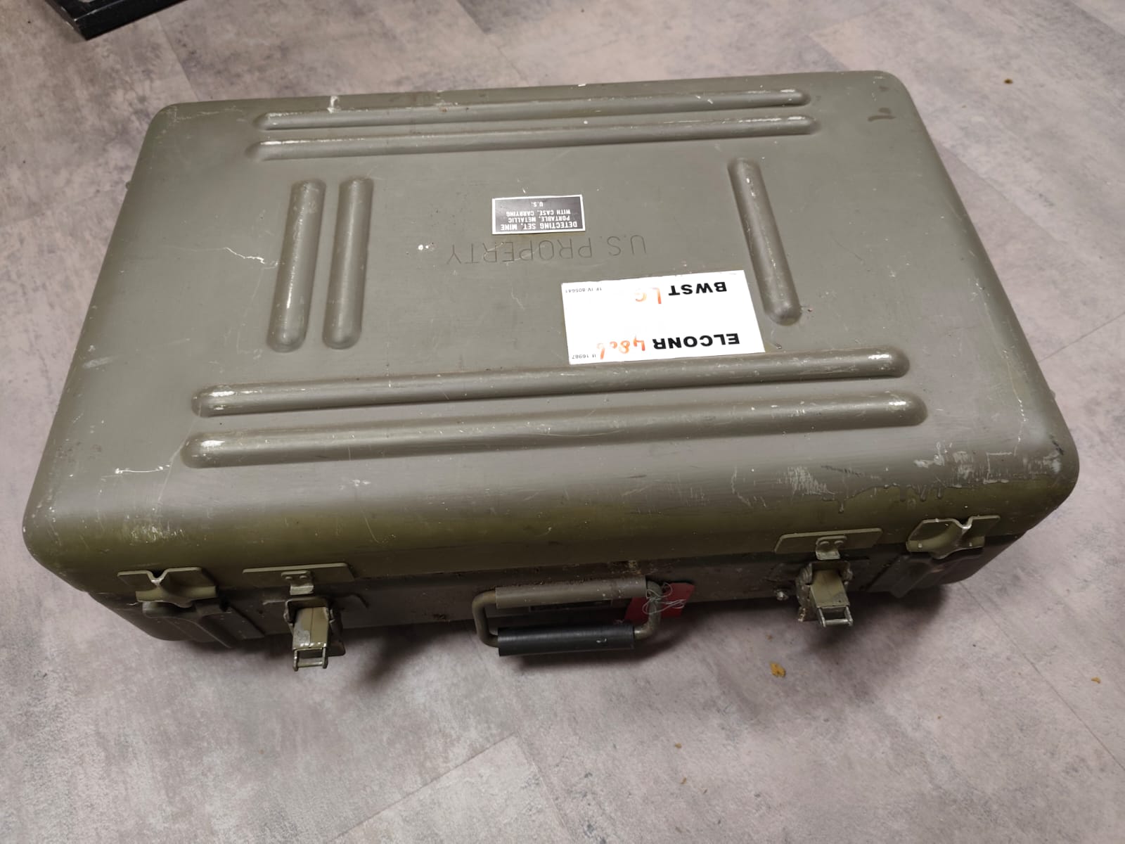 Pas ingeruild/ Oude Militaria metaaldetector met pinpointer