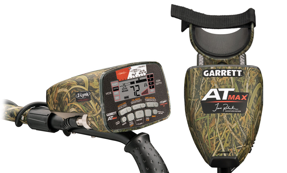 Garrett AT Max International Jase Robertson Signature Edition met gratis 9 x 12" zoekspoel