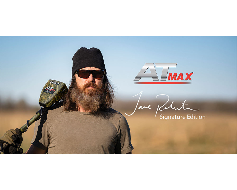 Garrett AT Max International Jase Robertson Signature Edition met gratis 9 x 12" zoekspoel