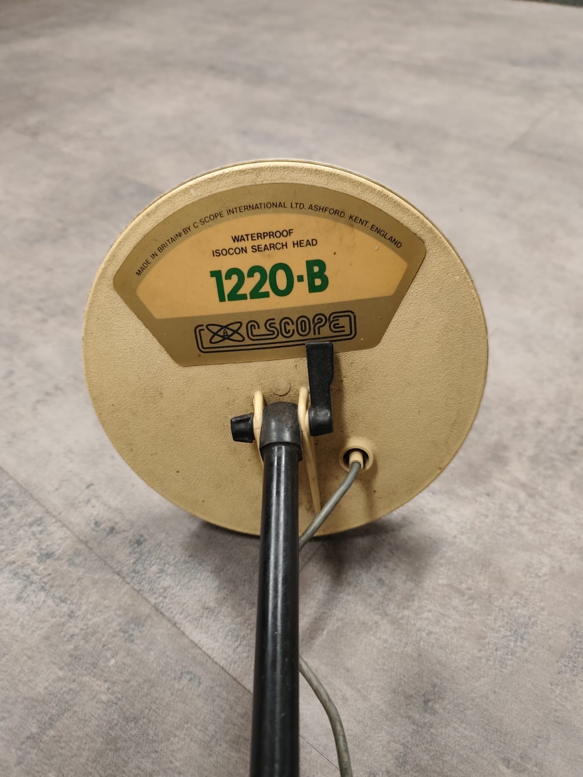 Pas ingeruild/ C.Scope 1220-B metaaldetector