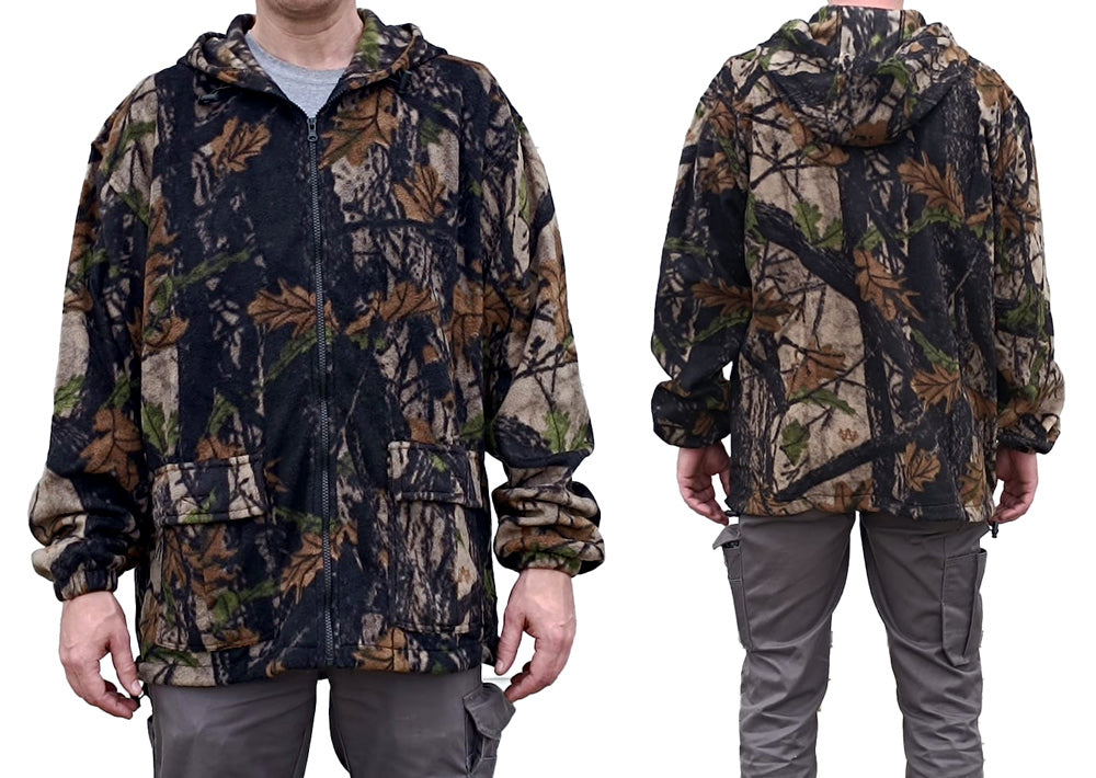 Camouflage fleecejas