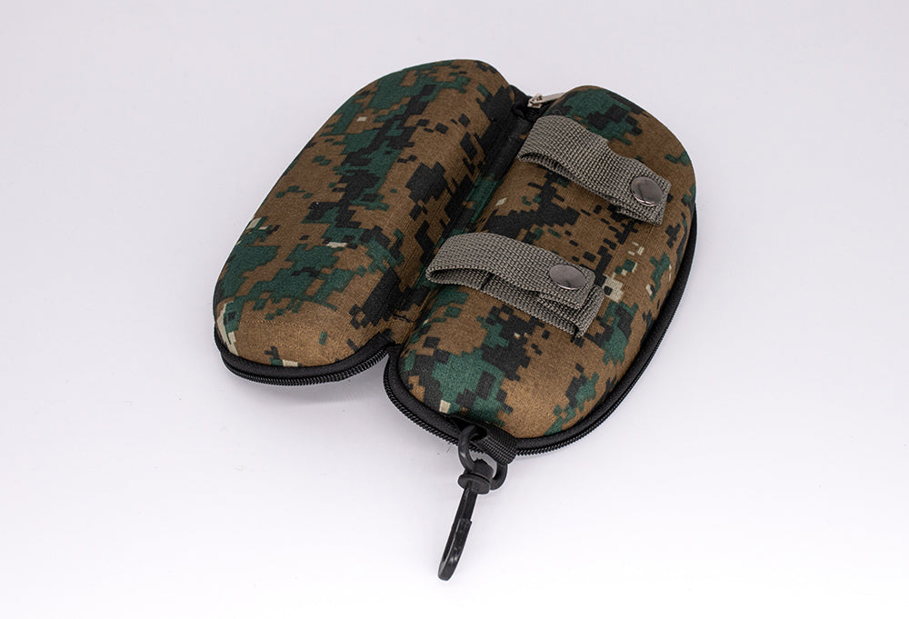 Camo brillenkoker/ vondstenbox