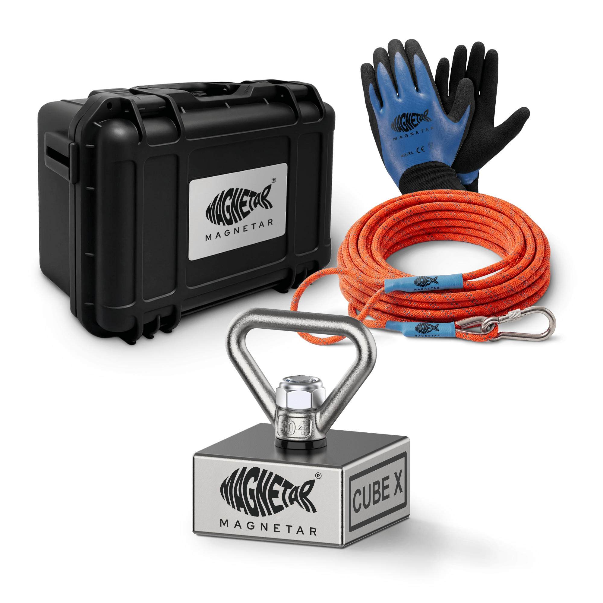 CUBE X™ 1350 kg Blokmagneet set  360°