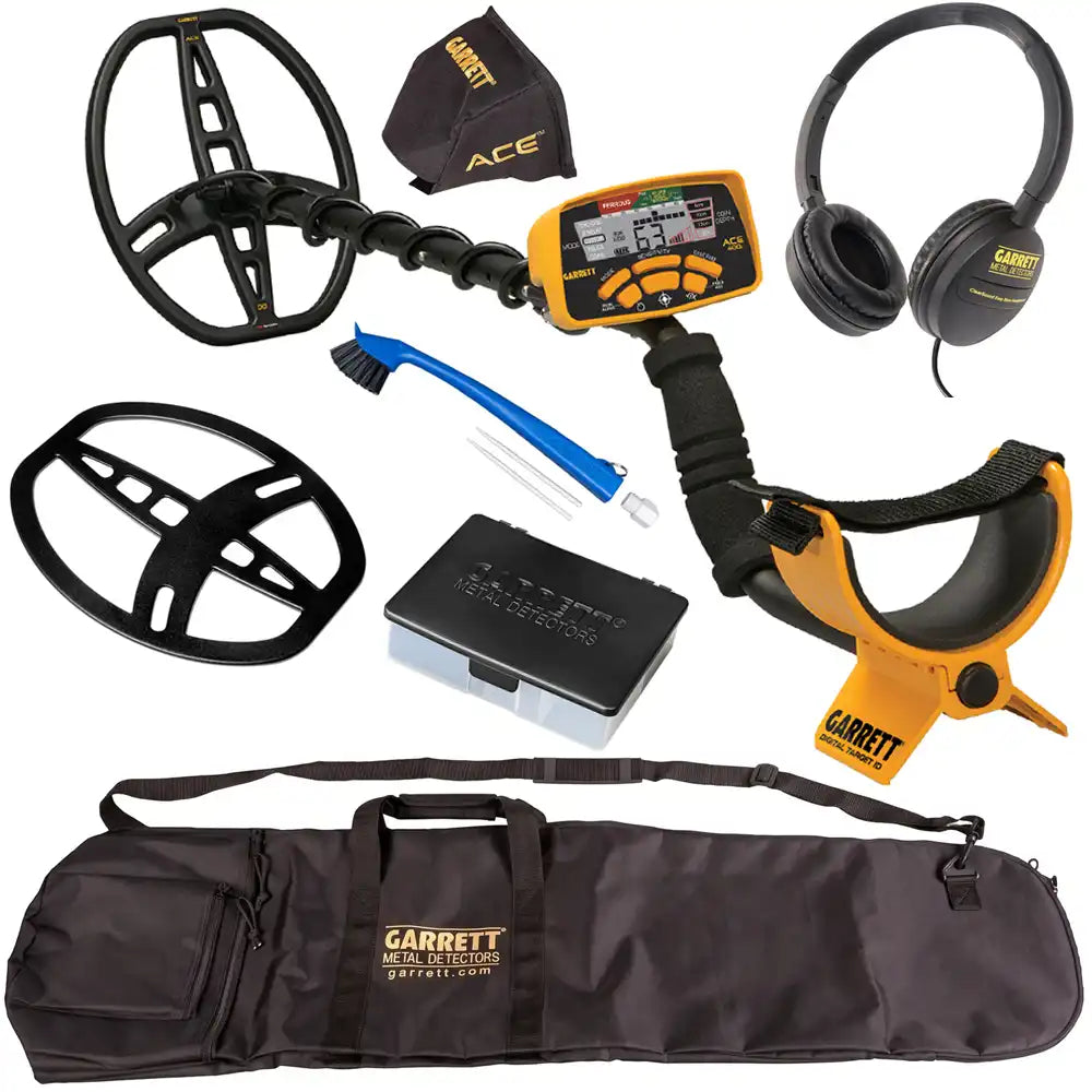 Garrett Ace 400i metaaldetector aanbieding met accessoires!