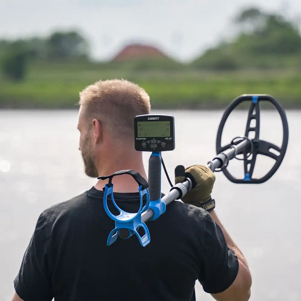 Garrett Vortex VX9 metaaldetector met accessoires