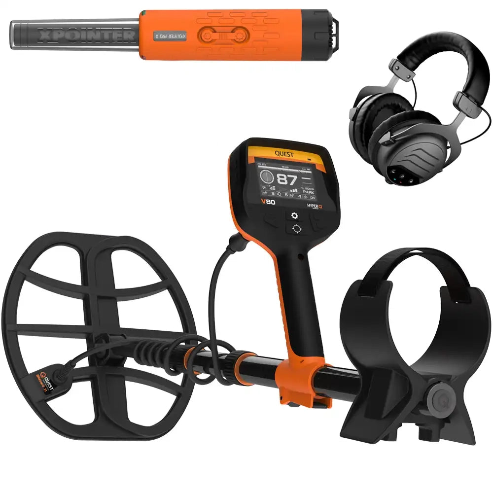 Quest V80 metaaldetector + gratis XPointer Max