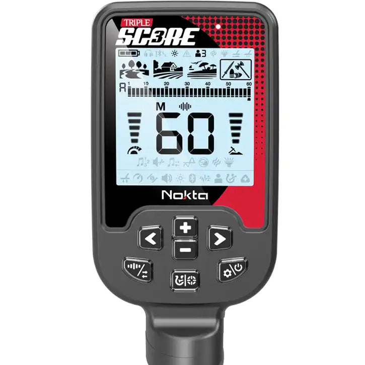 Nokta Triple Score metaaldetector Pro aanbieding met veel accessoires