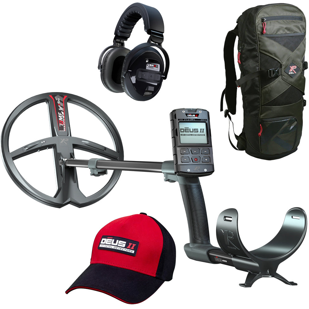 XP DEUS 2 FMF 28 RC WSA 2 XL metaaldetector met gratis rugtas en pet