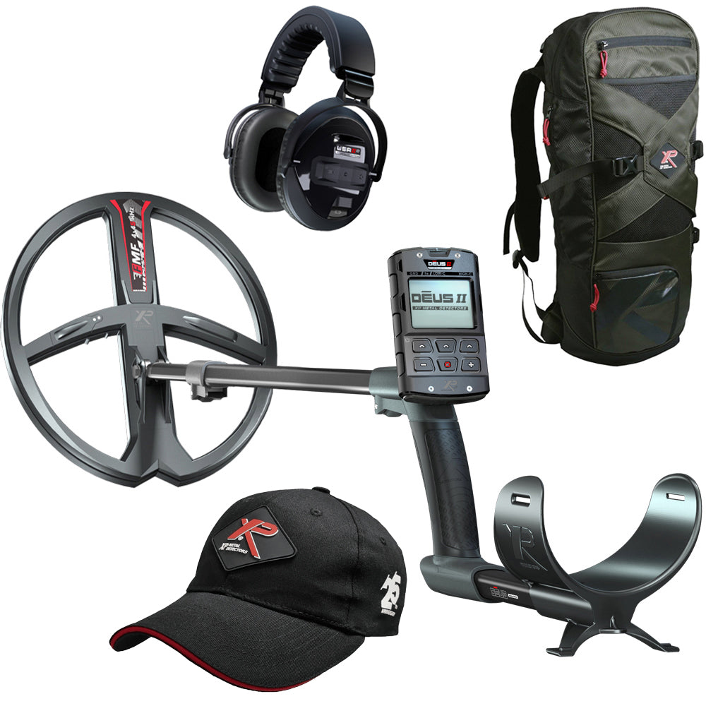 XP DEUS 2 FMF 34 RC WSA 2 XL metaaldetector met gratis rugtas en pet
