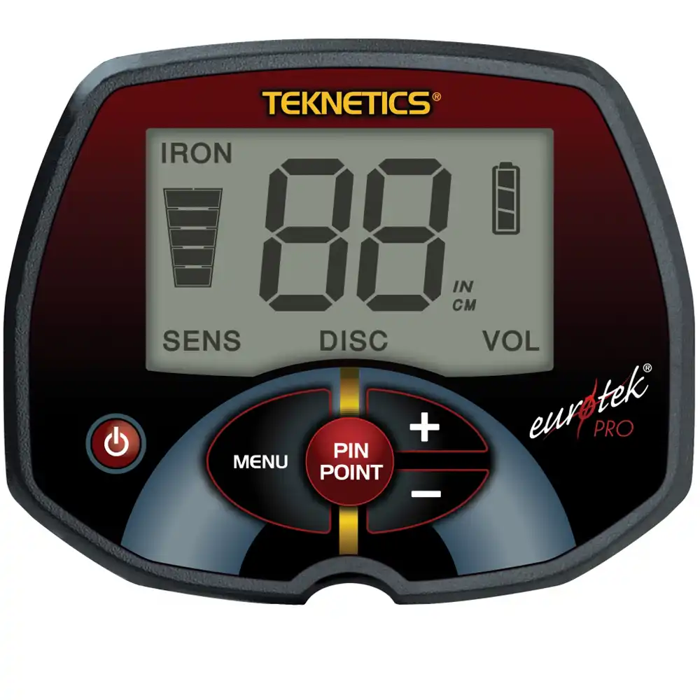 Teknetics Eurotek Pro metaaldetector met pinpointer