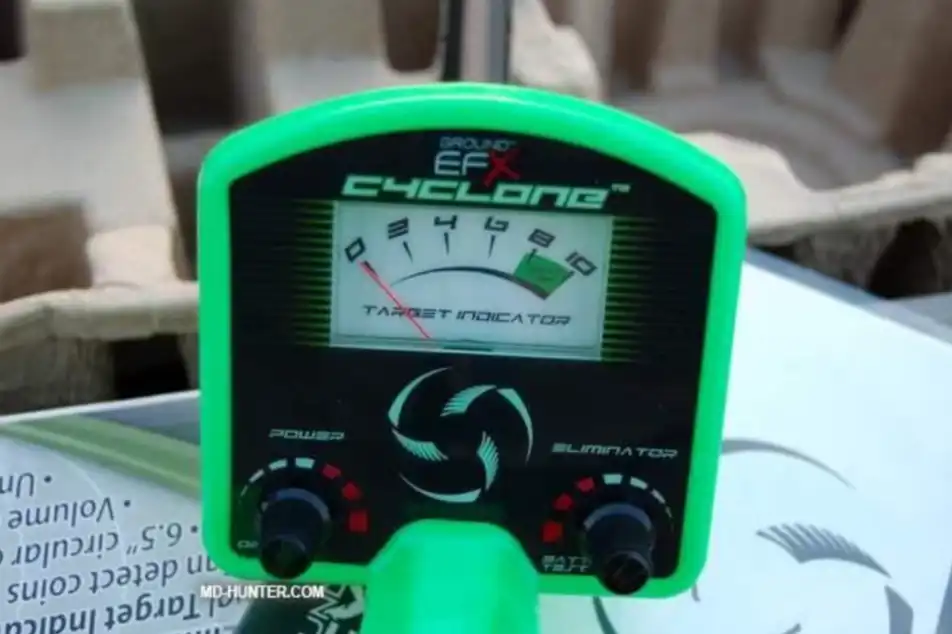 Pas Ingeruild/ Groene Ground EFX Metaaldetector
