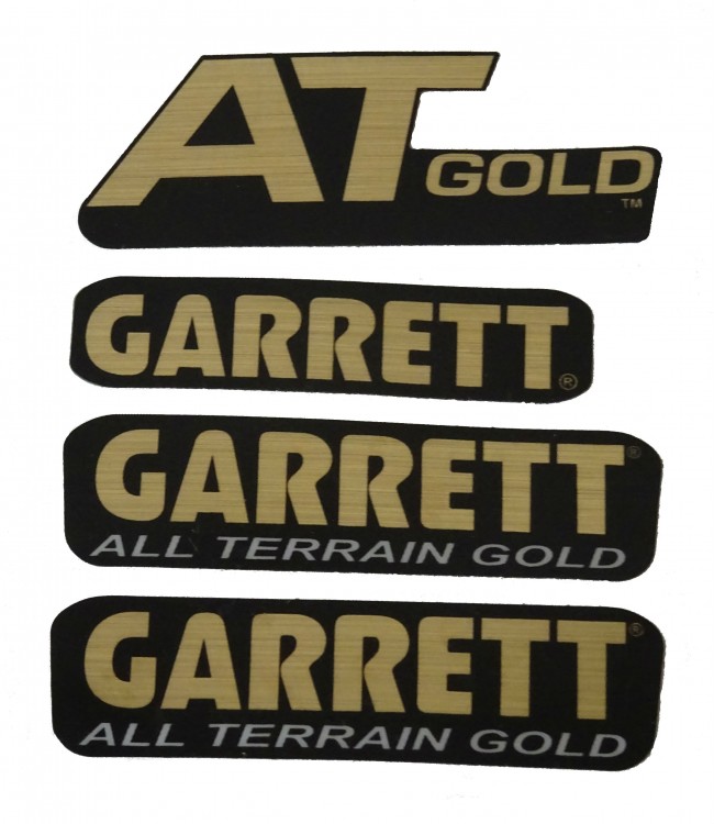 Garrett AT Gold stickerset