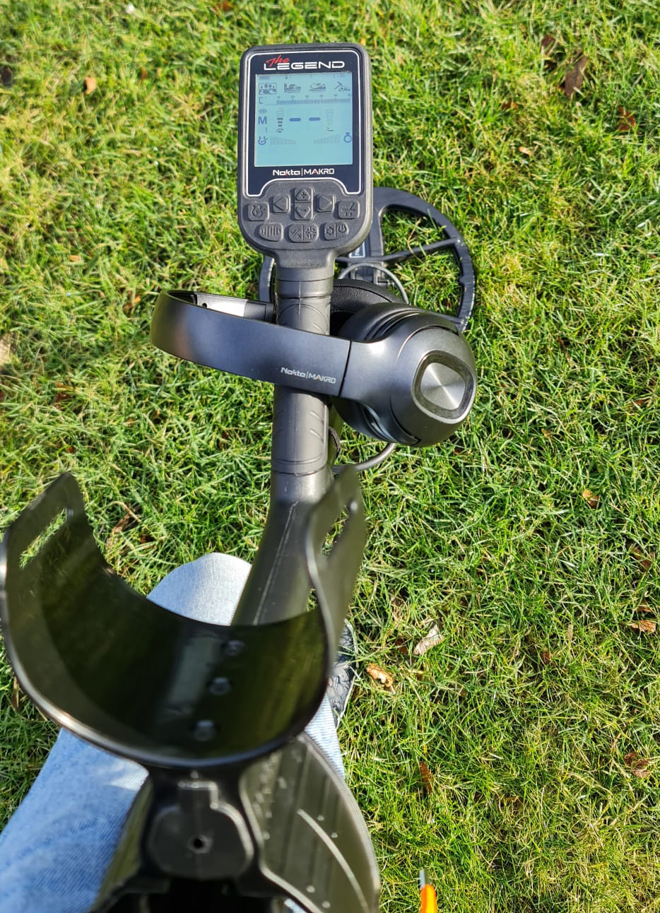 Pas ingeruild/Nokta Legend WHP metaaldetector incl draadloze hoofdtelefoon bluetooth