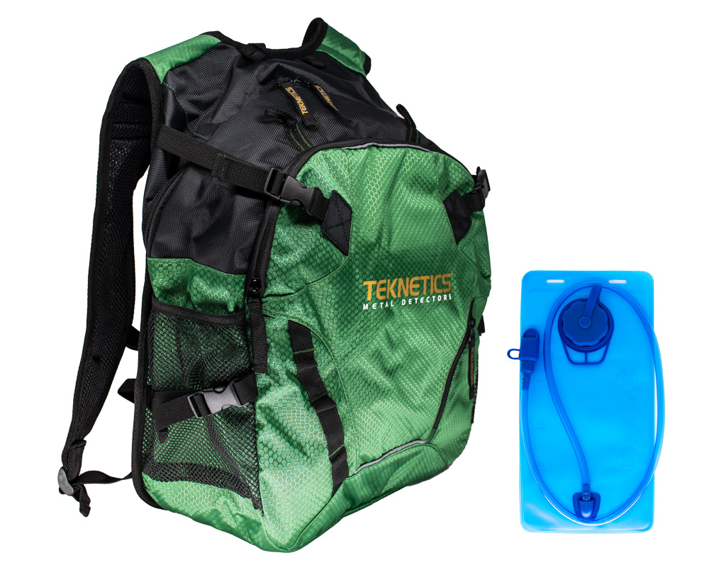 Teknetics backpack green met drinkzak