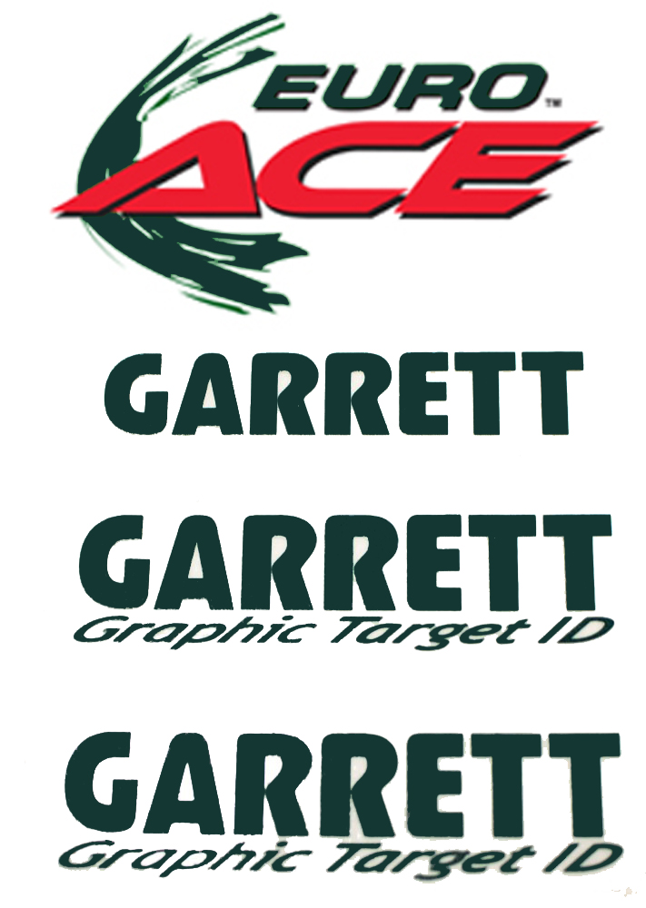 Garrett Euro Ace stickers